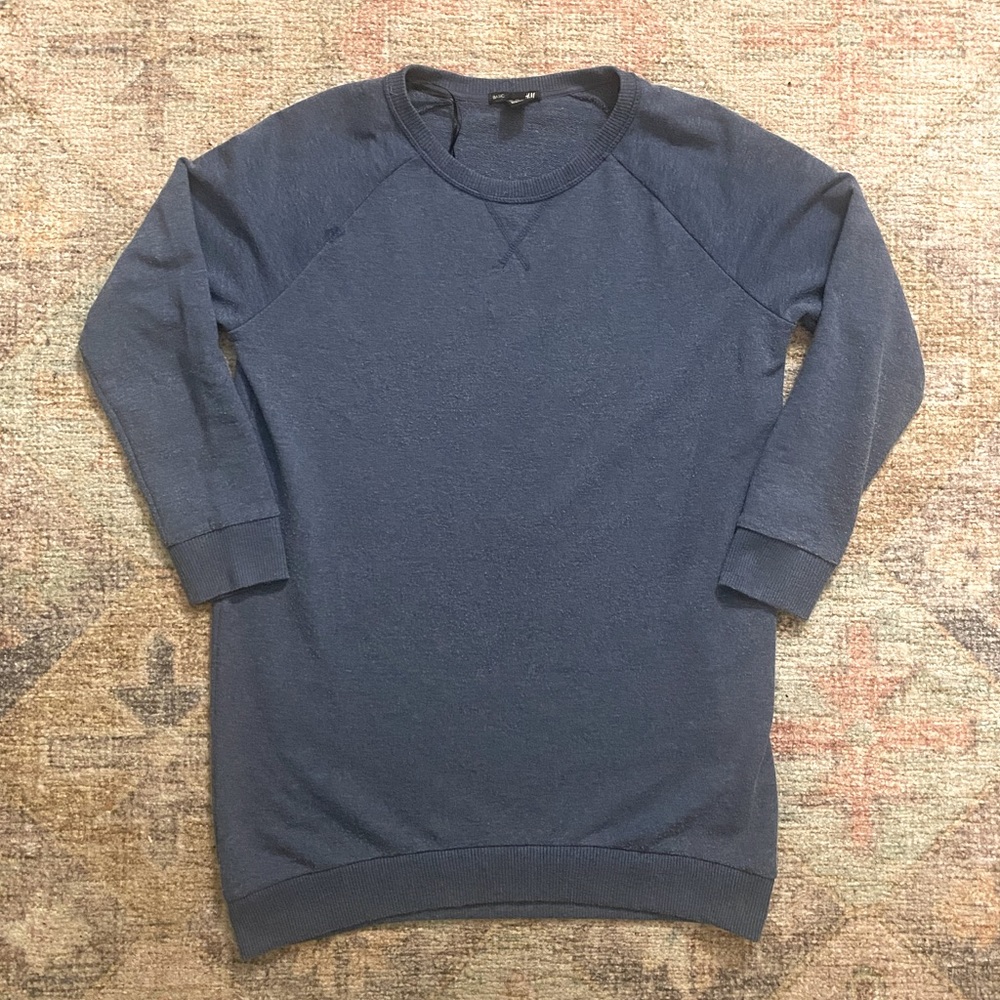H&M Tunic Length Crewneck Sweatshirt